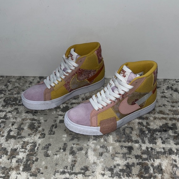 Mens Nike Zoom Blazer Mid Premium SB 'Paisley - Picture 2 of 5